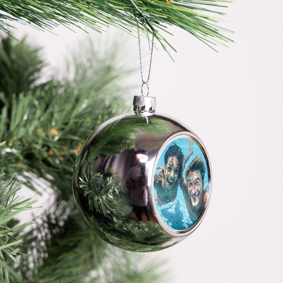 Boule de Noël avec photo