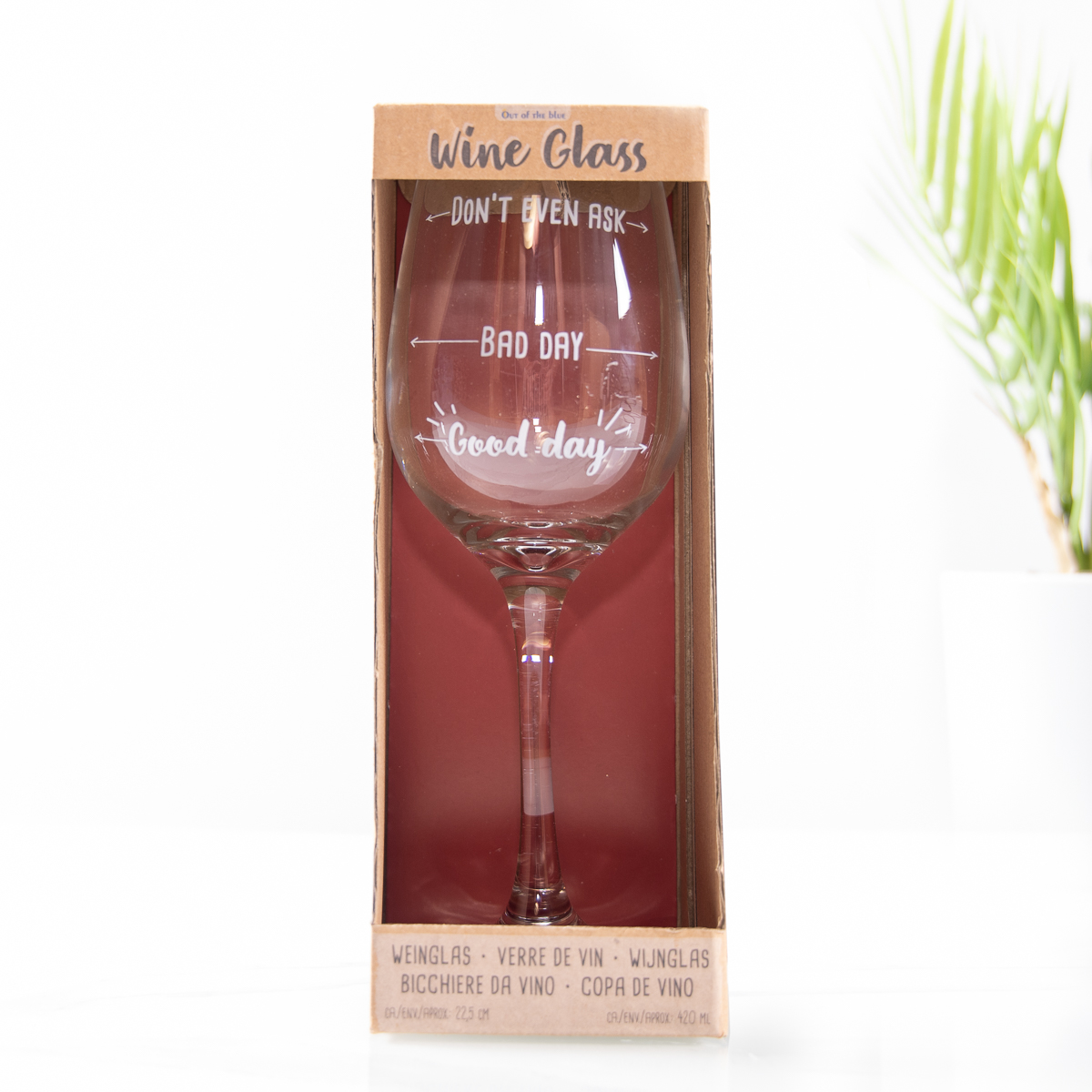 Verre à vin Good Day Bad Day