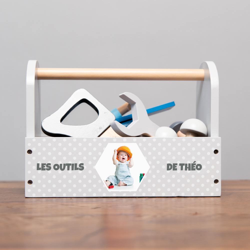 Boîte à Outils avec Photo et Texte