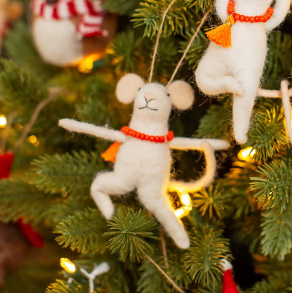 Décoration de Noël Souris Yogi