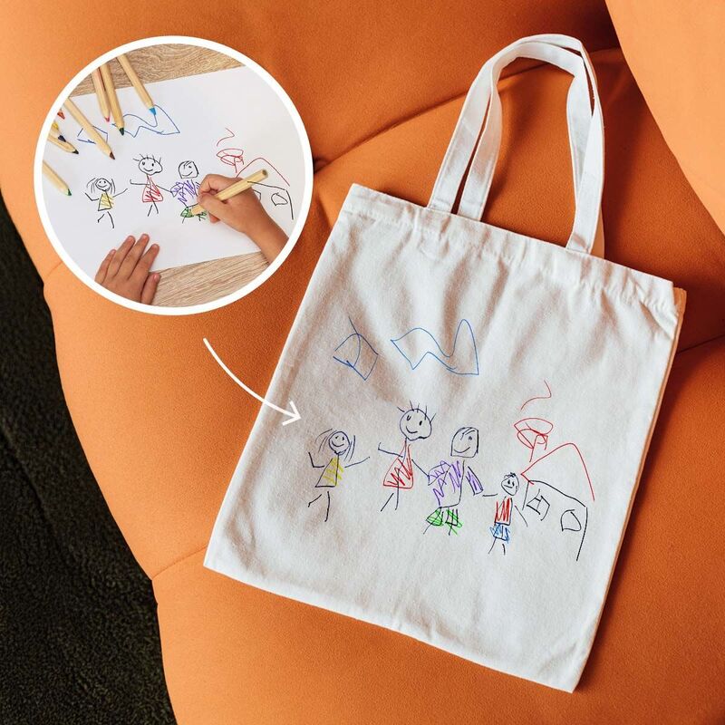 Tote bag personnalisé avec votre dessin