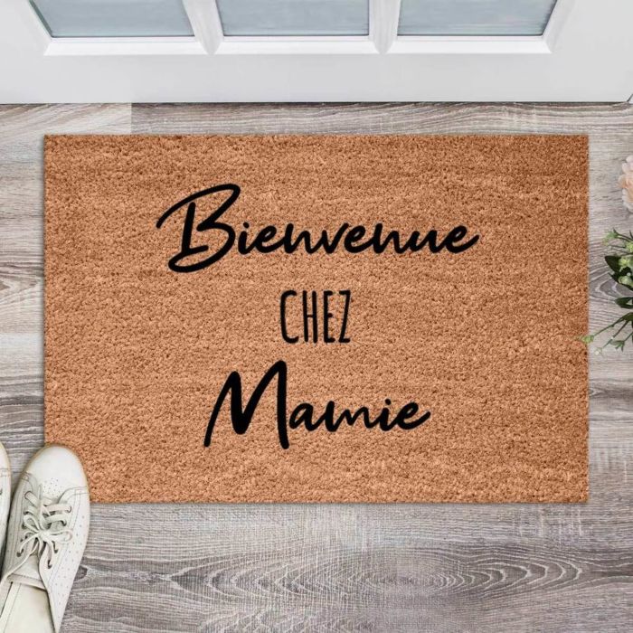 Paillasson personnalisé coco avec texte cadeau mamie paillasson personnalisé coco avec texte