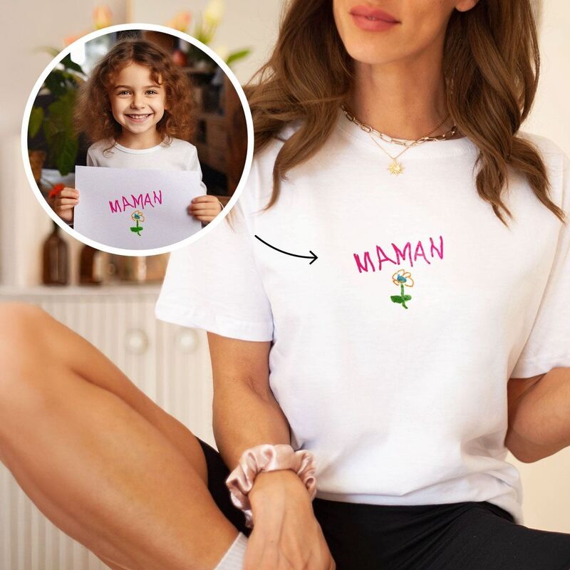 T-shirt personnalisé avec votre dessin devant