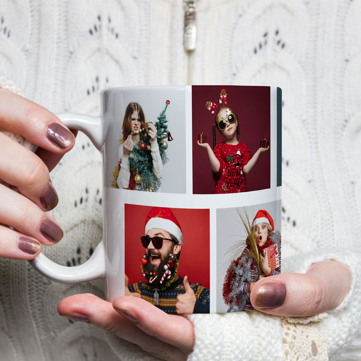 Instagram - Personalisierbare Tasse Cadeaux de Noel Tasse personnalisée photo