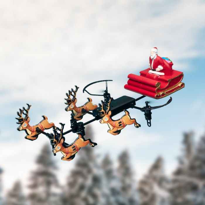 Drone Père Noël volant cadeau de Noël Drone Père Noël volant