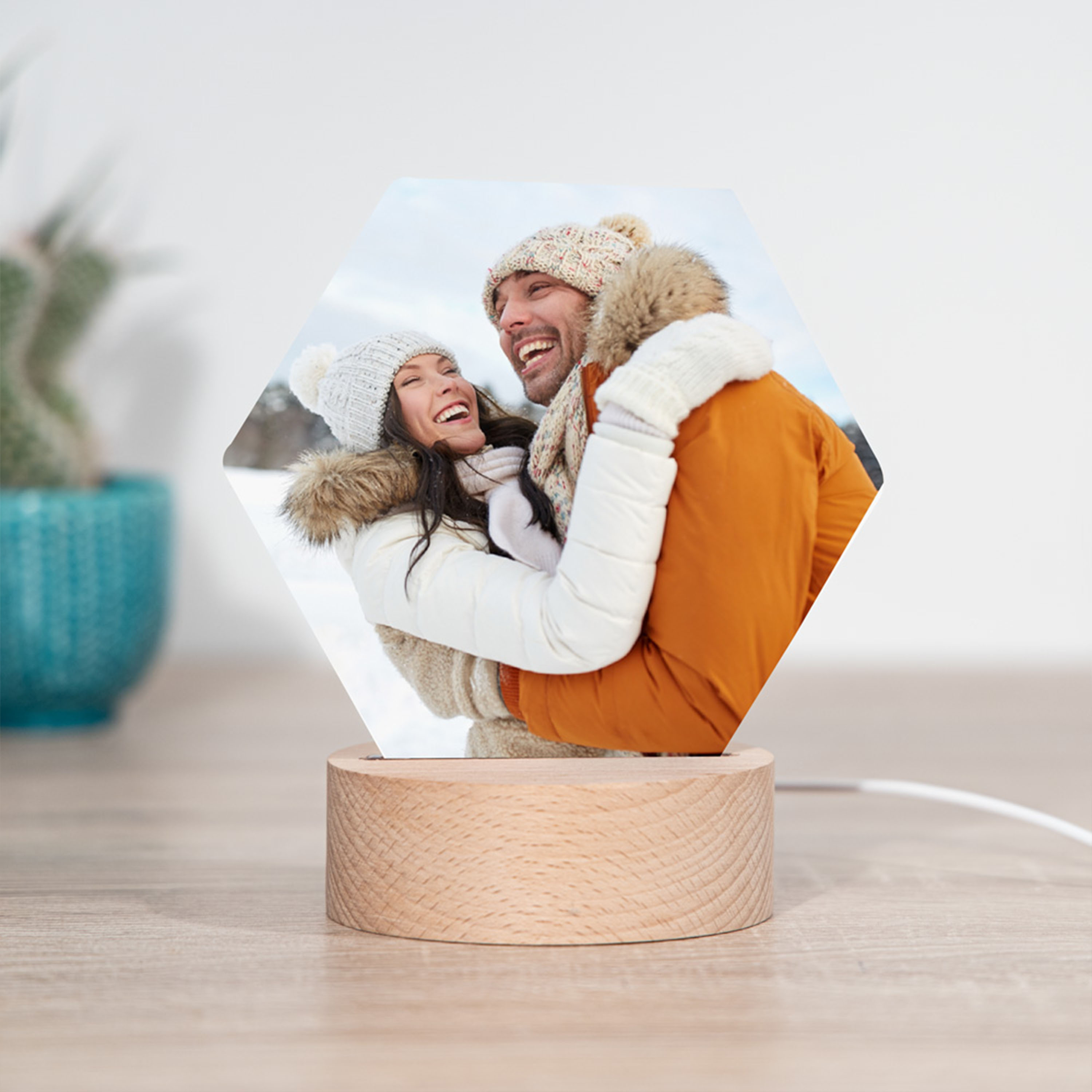 Lampe LED personnalisée avec photo Cadeaux de noel Lampe LED avec photo