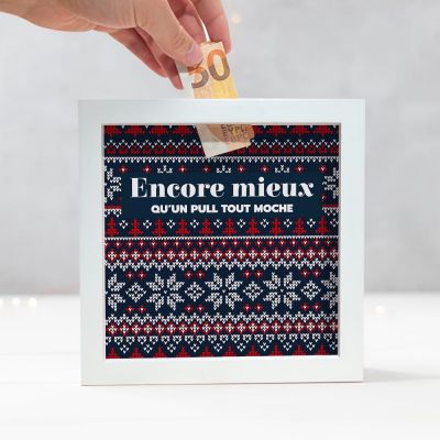 Tirelire avec Motifs de Noël Tirelire avec Motifs de Noël