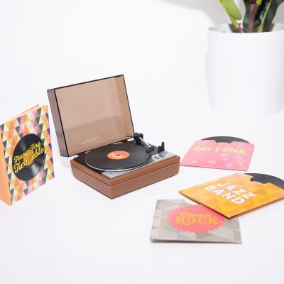 Mini Tourne-disque avec Disques Miniatures Mini Tourne-disque avec Disques Miniatures