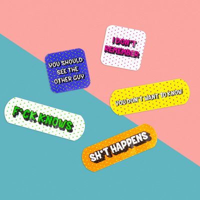 Pansements avec textes humoristiques Pansements avec textes humoristiques