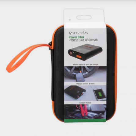 Batterie externe 3 en 1 avec fonction d’aide au démarrage et compresseur