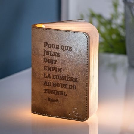 Lampe Livre Personnalisable avec Texte