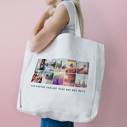Sac Personnalisable avec 10 Photos & Texte