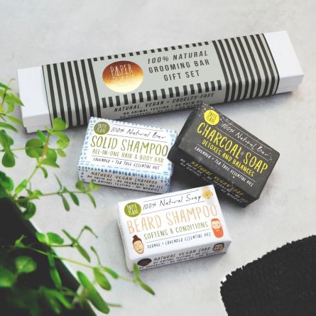Set de soin corporel 100 % naturel pour homme