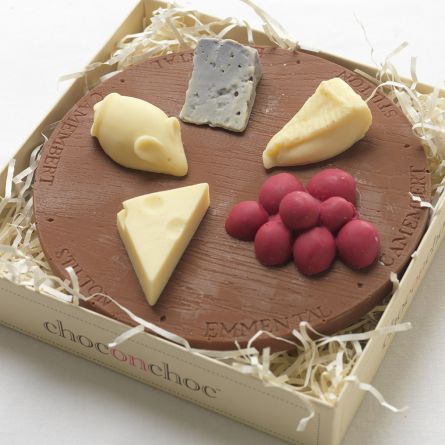 Plateau de fromages en Chocolat
