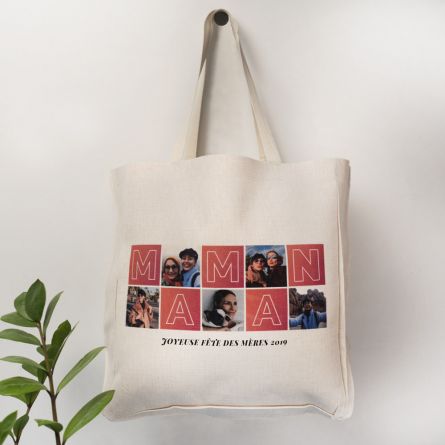 Sac Personnalisable Mama avec Photos