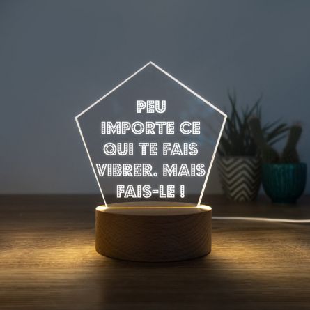 Lampe LED avec 5 lignes