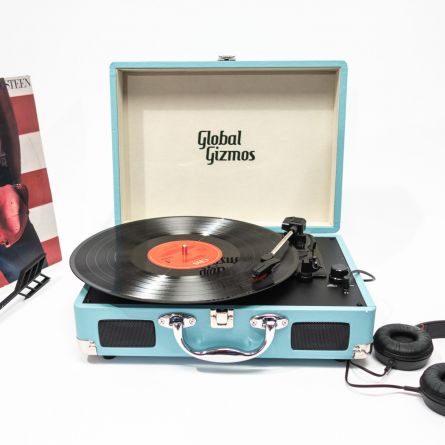 Platine Vinyle Valise Rétro