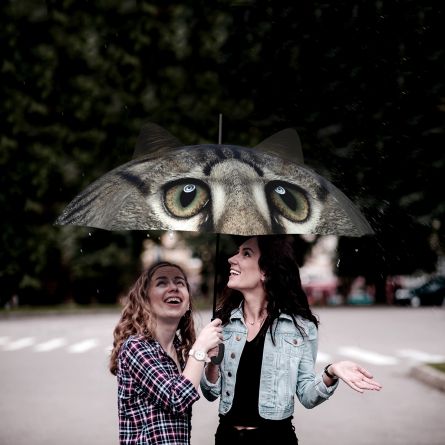 Parapluie avec oreilles de chien ou de chat