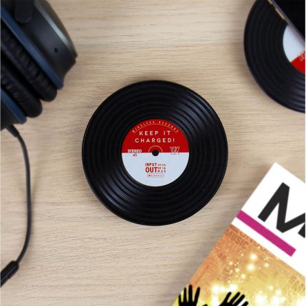 Chargeur à induction design vinyle