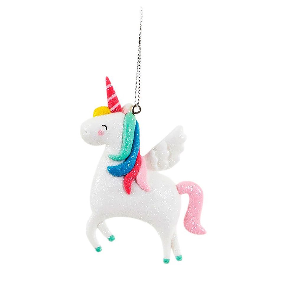 Boule De Noël Licorne Pailletée