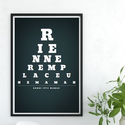 Cadeau personnalisé - Vision de Loin - Poster personnalisable