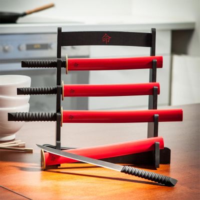 Objets Rétro & Vintage - Le kit montant couteaux de cuisine Samouraï