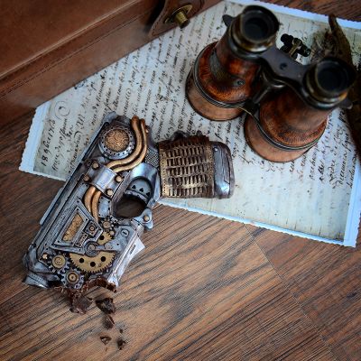 Bonbons - Pistolet en Chocolat Steampunk