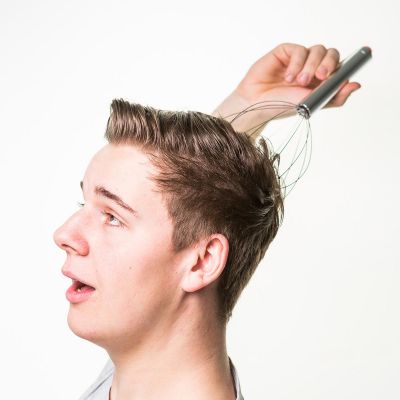 Salle de bains - Masseur de tête à vibrations