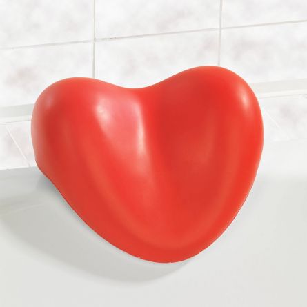 Oreiller coeur pour le bain