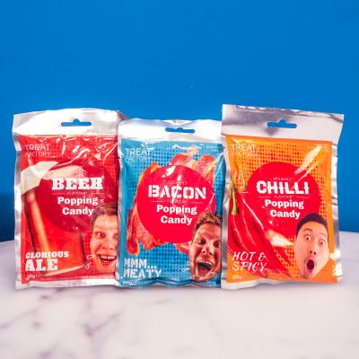 Bonbons - Popping Candy – Bacon, Bière ou Chili