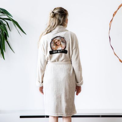Peignoir personnalisable avec photo et texte Peignoir personnalisable avec photo et texte