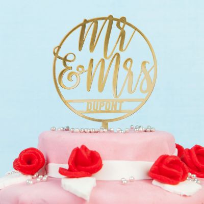 Décoration Personnalisable pour Gâteau de Mariage Décoration Personnalisable pour Gâteau de Mariage