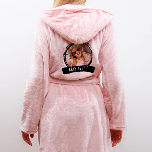 Peignoir personnalisable avec photo et texte