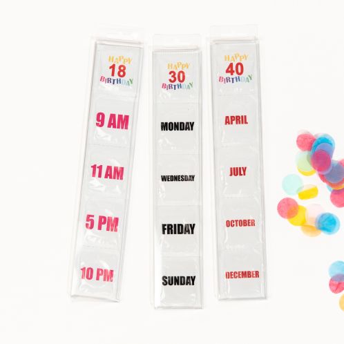 Préservatifs pour les 18 ans, les 30 ans et les 40 ans