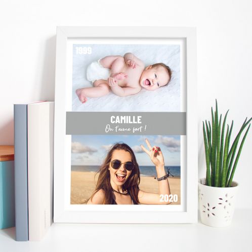 Poster avec 2 photos et texte